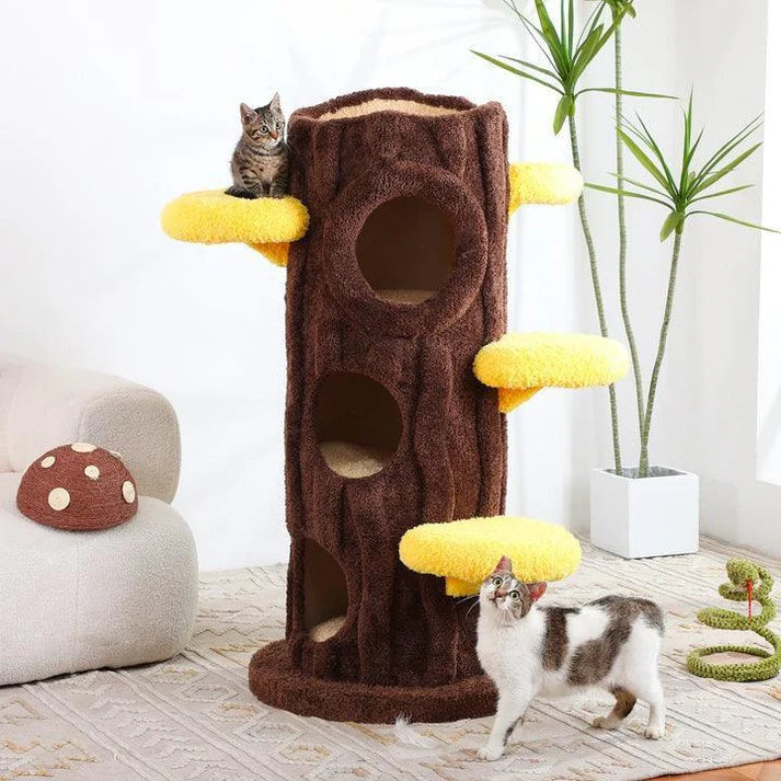 Luxury Cat Tree Looks Like Tree Tall Climbing Frame