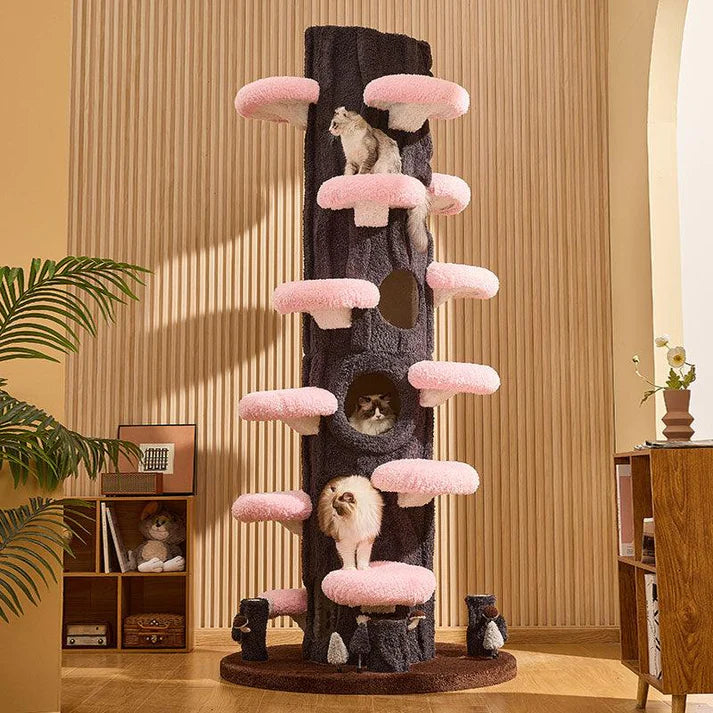 Luxury Cat Tree Looks Like Tree Tall Climbing Frame