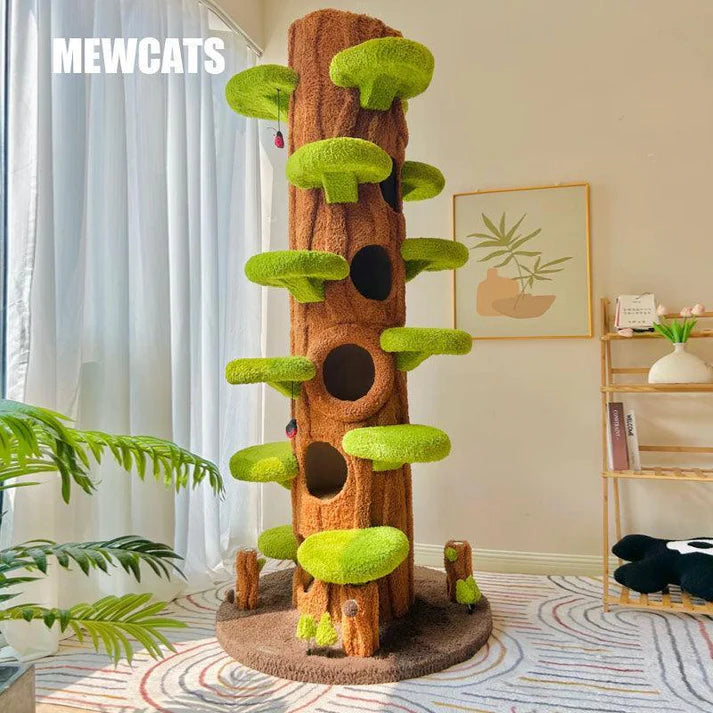 Luxury Cat Tree Looks Like Tree Tall Climbing Frame