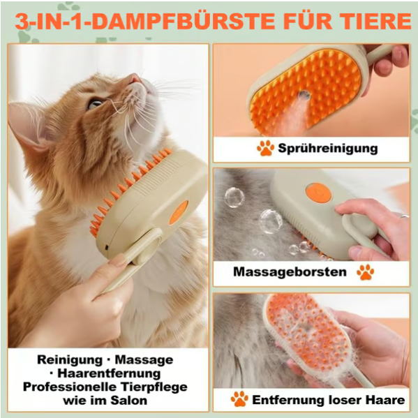 🔥Haustier Dampfbürste