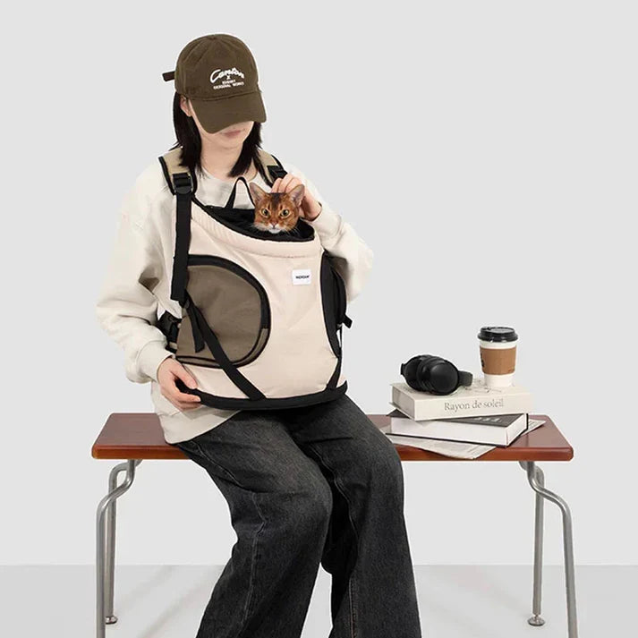 Cat Carrier Front Pack 3 Color Kitty Travel Backpack