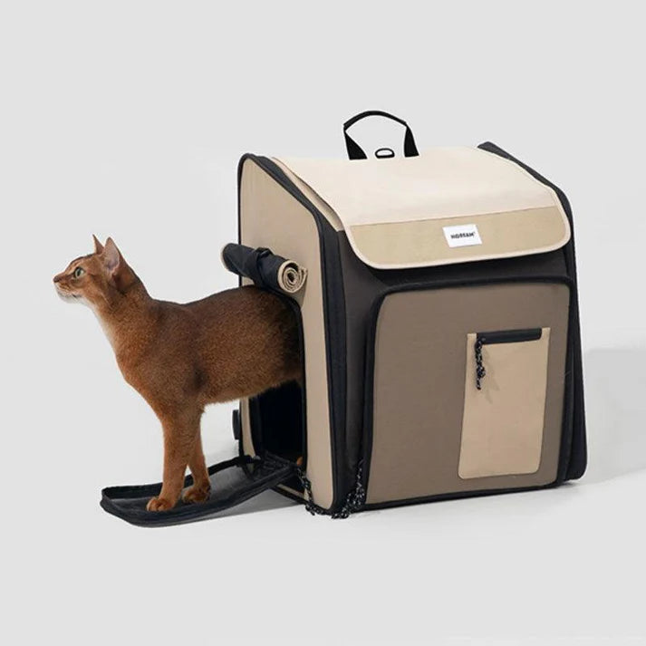 Large Expandable Cat Carrier Pet Backpack