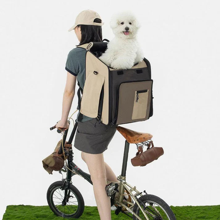Large Expandable Cat Carrier Pet Backpack